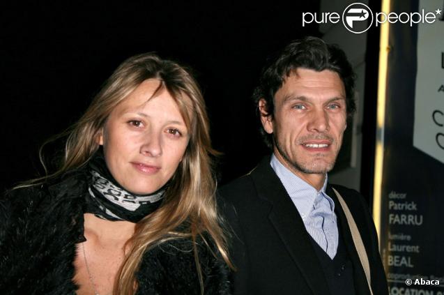 Sarah Lavoine et son mari Marc 