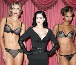 Dita Von Tesse pose pour Wonderbra. 23/09/09