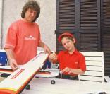 Patrick Sébastien et fils Olivier (juin 1988) 