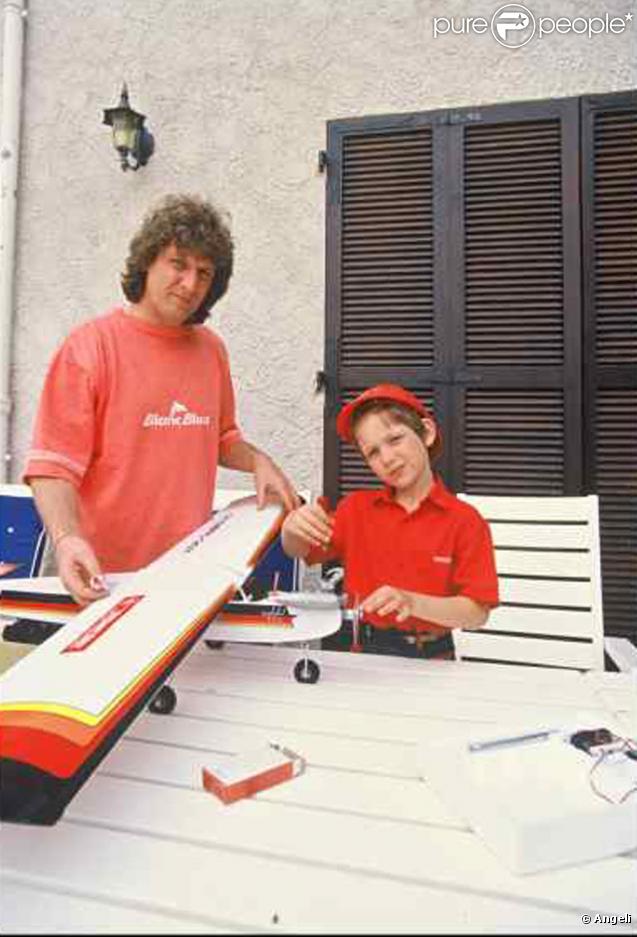 Patrick Sébastien et fils Olivier (juin 1988) 