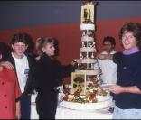 Patrick Sébastien, sa mère  son fils Olivier et son ex-femme Fanfan (1988) 