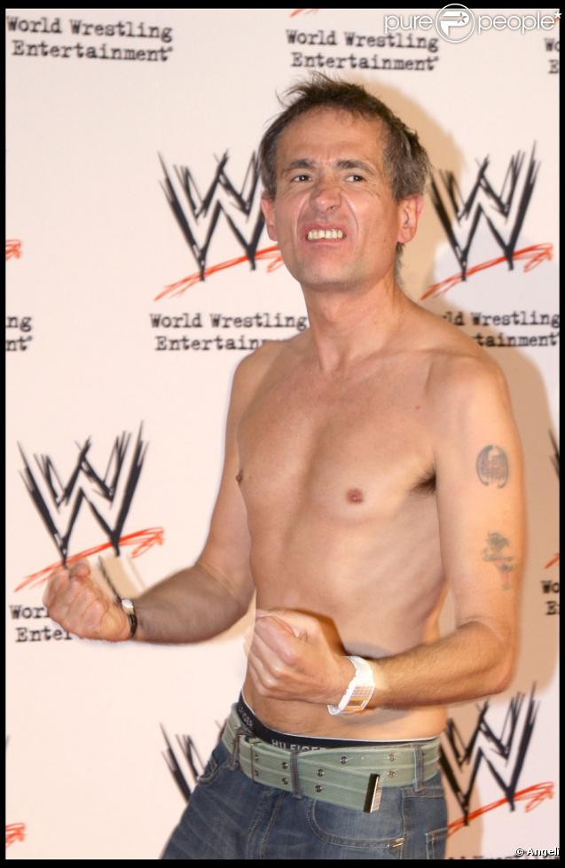 Didier Wampas lors de la soirée WWE RAW Live Tour, à Bercy, le 27/09/09
