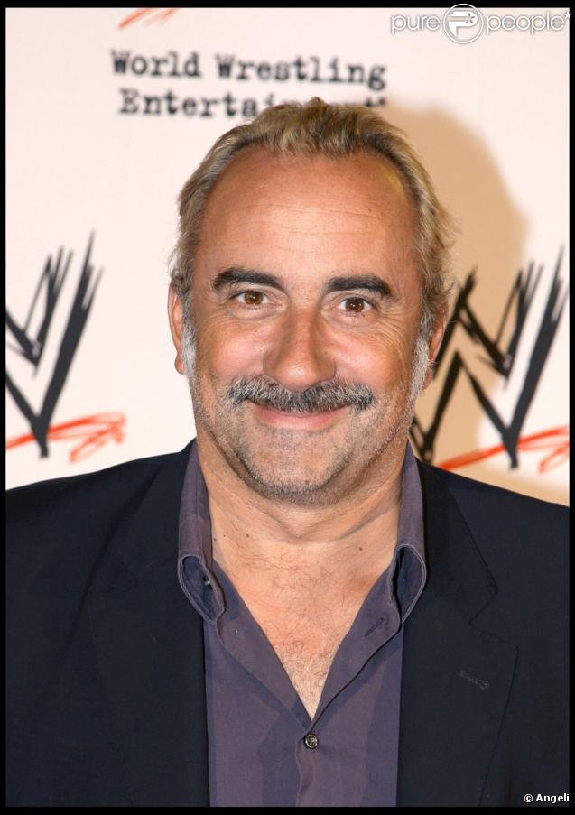 Antoine Duléry lors de la soirée WWE RAW Live Tour, à Bercy, le 27/09/09