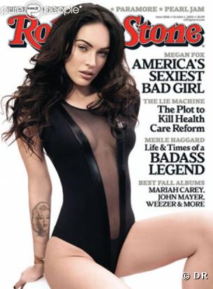 Megan Fox en couverture de Rolling Stone