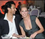 Frédérique Bel et son amoureux au Festival International du film de Tunis. 27/09/09