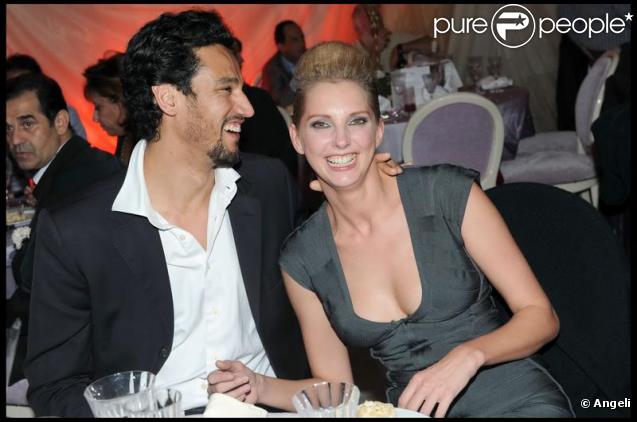 Frédérique Bel et son amoureux au Festival International du film de Tunis. 27/09/09