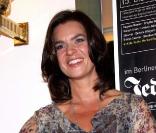 Katarina Witt et Rüdiger Joswig à la conférence de presse sur la pièce Jedermann à Berlin, le 28 septembre 2009