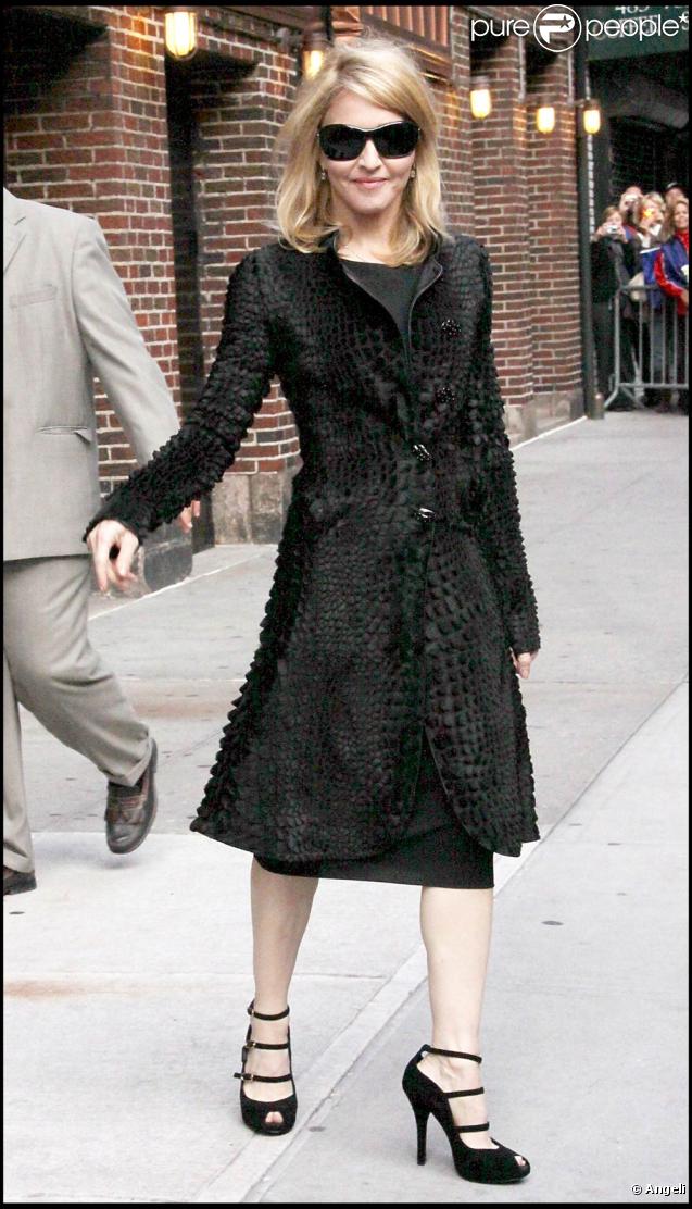 Madonna se doute-t-elle de la surprise que lui réserve David Letterman ?