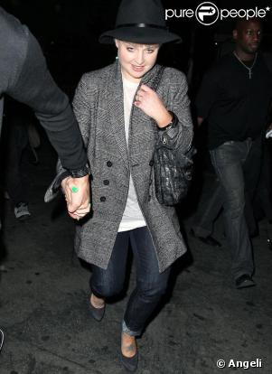 Kelly Osbourne et son boyfriend Luke Worrall à Hollywood. 30/09/09