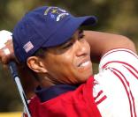 Tiger Woods il dépasse le milliard de dollars de gain, le 1 octobre 2009. Ici avec sa femme Elin Nordegren.