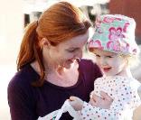 Marcia Cross et l'une de ces jumelles, le 2 octobre à Brentwood !