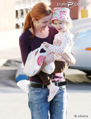 Marcia Cross et l'une de ces jumelles, le 2 octobre à Brentwood !