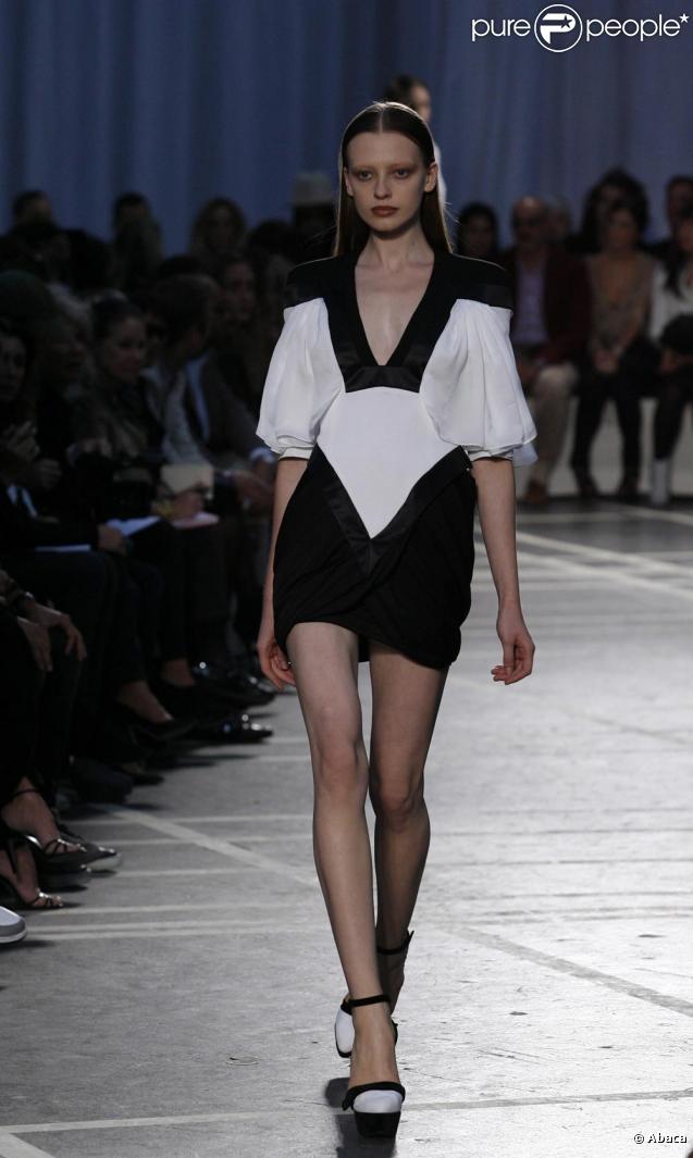 Défilé Givenchy à Paris le 4/10/09 
