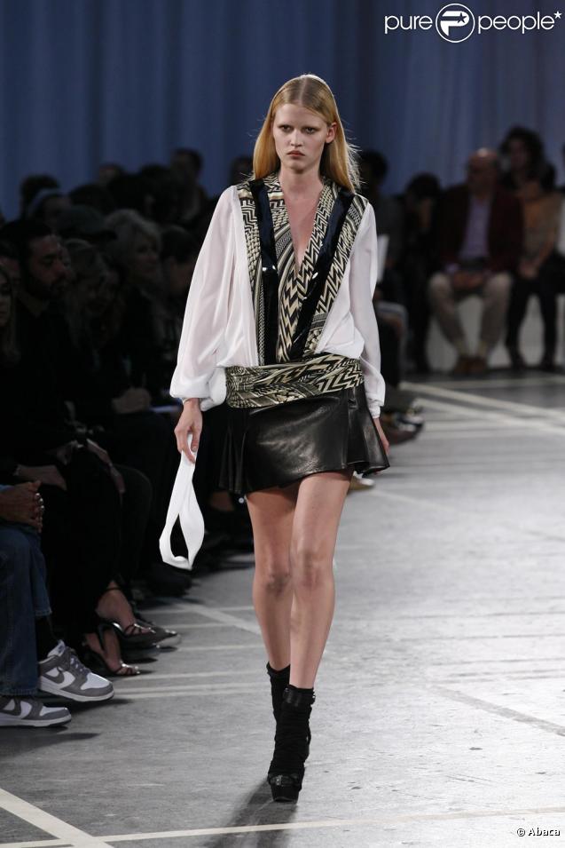 Défilé Givenchy à Paris le 4/10/09 