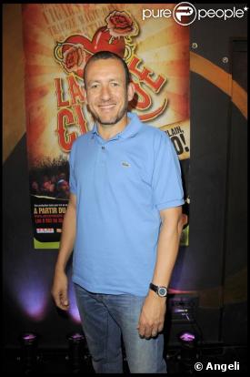 Dany Boon à Bobino pour assister à la générale de La Clique. 05/10/09