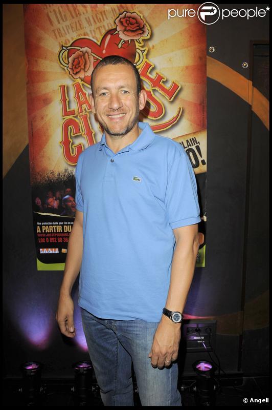 Dany Boon à Bobino pour assister à la générale de La Clique. 05/10/09