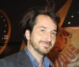 Edouard Baer à Bobino pour assister à la générale de La Clique. 05/10/09