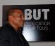 Bernard Lama pour le lancement de la campagne 1Goal - un but : l'éducation pour tous (Paris, 6 octobre 2009)