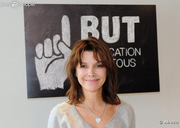 Tina Kieffer pour le lancement de la campagne 1Goal - un but : l'éducation pour tous (Paris, 6 octobre 2009)