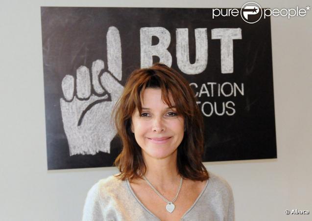 Tina Kieffer pour le lancement de la campagne 1Goal - un but : l'éducation pour tous (Paris, 6 octobre 2009)