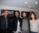 Benard Lama, Rama Yade, Marek Halter et Tina Kieffer pour le lancement de la campagne 1Goal - un but : l'éducation pour tous (Paris, 6 octobre 2009)