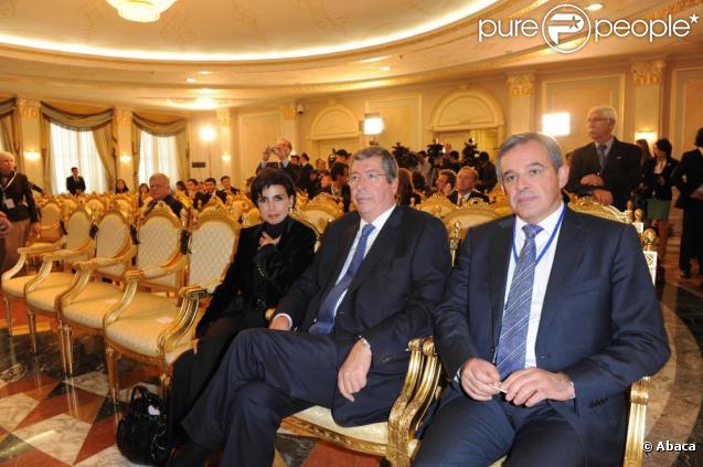 Rachida Dati et Patrick Balkany ont accompagné le président Nicolas Sarkozy lors de sa visite officielle au Kazakhstan. 06/10/09