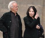 Juliette Gréco et son mari Gérard Jouannest