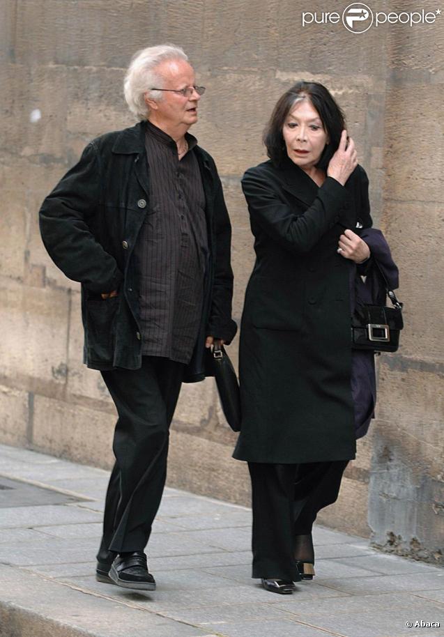 Juliette Gréco et son mari Gérard Jouannest