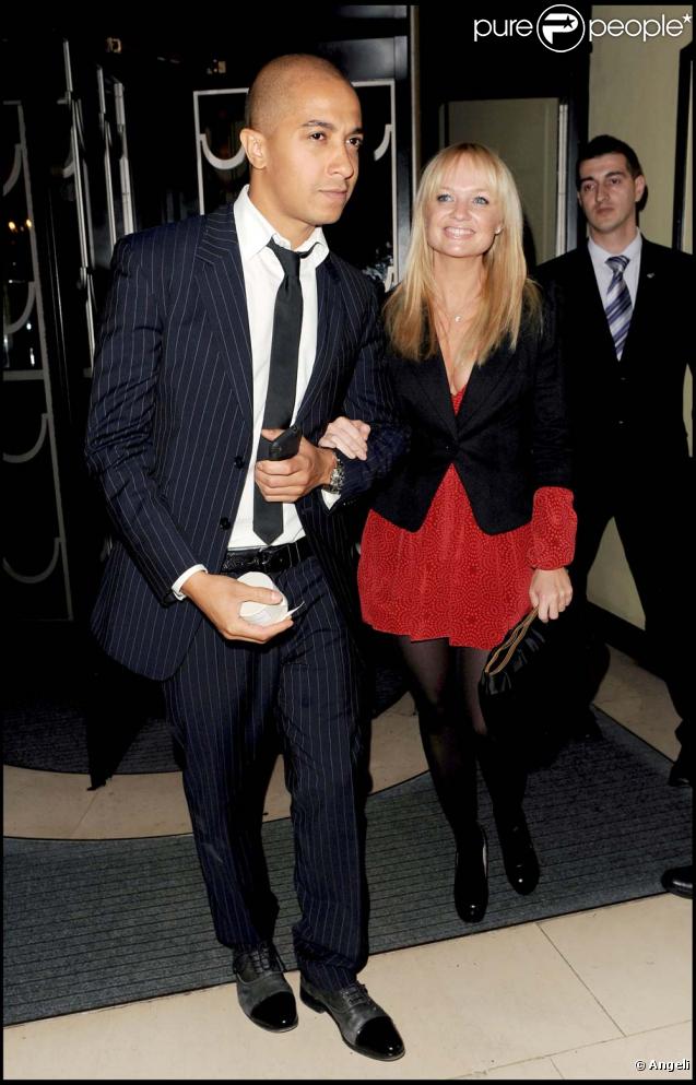 Emma Bunton et Jade Jones, le 8 octobre 2009 à Londres. 