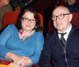 Josiane Balasko et Michel Blanc lors de la première de Rose & Noir à Paris le 13 octobre 2009