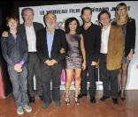 L'équipe du film lors de la première de Rose & Noir à Paris le 13 octobre 2009