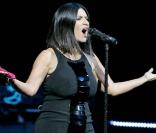 Laura Pausini en concert à Los angeles, le 14 octobre 2009.