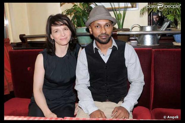 Juliette Binoche et Akram Khan, à Paris en 2008 