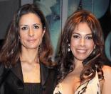 Livia Firth et Daniela, épouse de Ben Kingsley lors de la première à Londres du film A Single Man le 16 octobre 2009