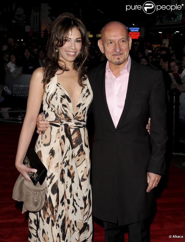 Daniela et Ben Kingsley lors de la première à Londres du film A Single Man le 16 octobre 2009
