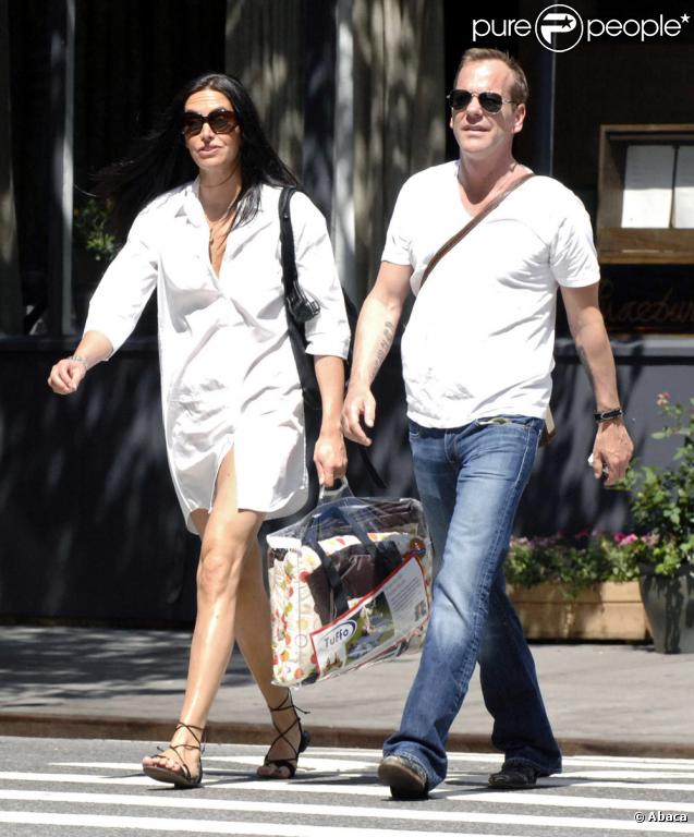 Kiefer Sutherland et sa nouvelle chérie Siobhan Bonnouvrier 