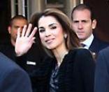Le roi Abdallah II et Rania de Jordanie rendent visite au président italien à Rome le 20 octobre 2009