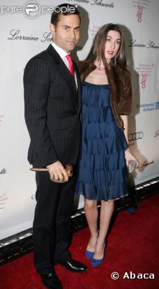 Le couple Brook et Erin Hazelton à l'Angel Ball 2009. 20/10/09