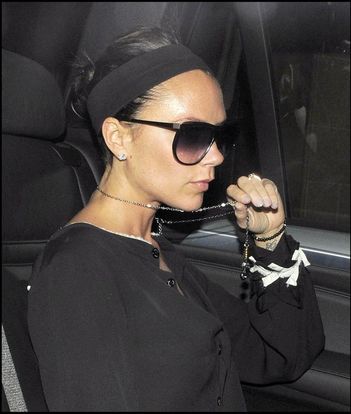 Victoria Beckham à Londres, le 21 octobre 2009