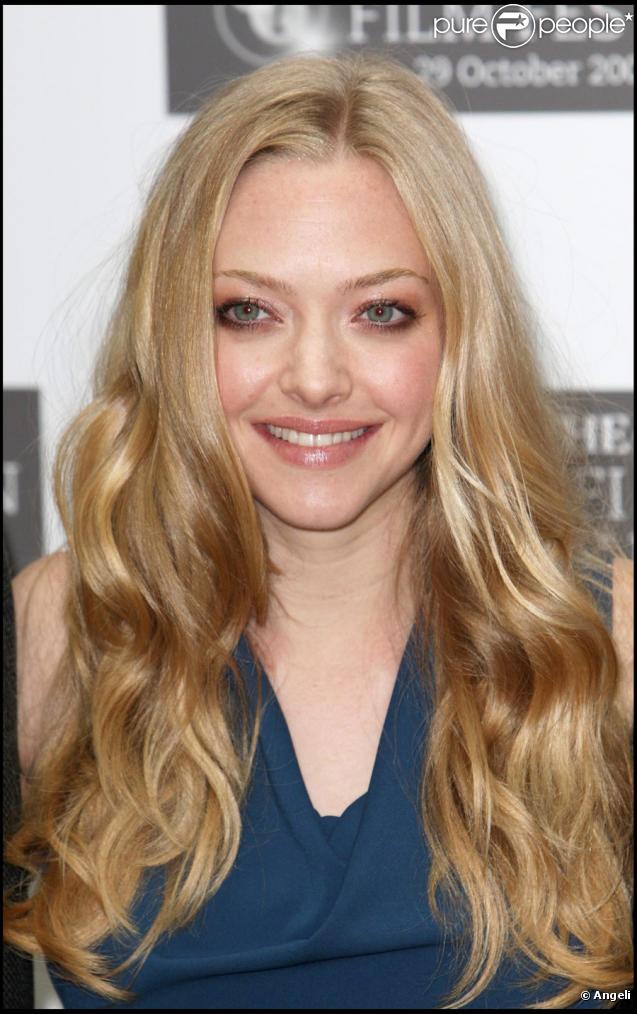 Amanda Seyfried lors du photocall du film Chloe durant le festival du film de Londres le 22 octobre 2009