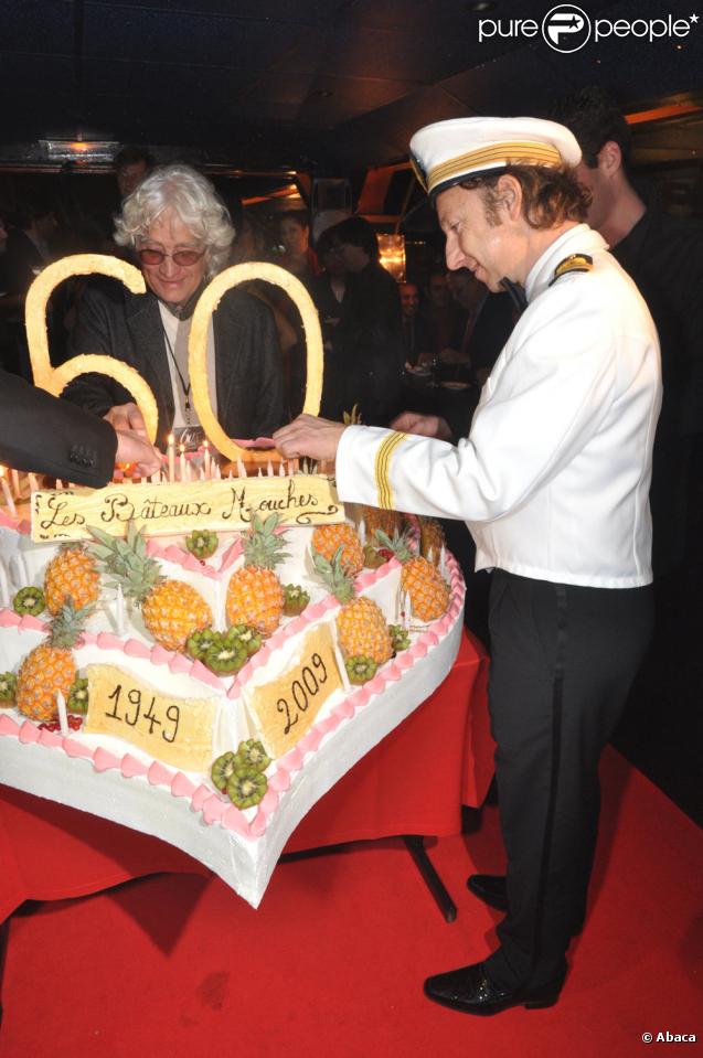 Stéphane Bern pour les 60 ans des Bateaux-Mouches à Paris (22 octobre 2009)