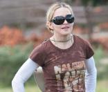 Madonna au Malawi en mars 2009 avec son fils David.
