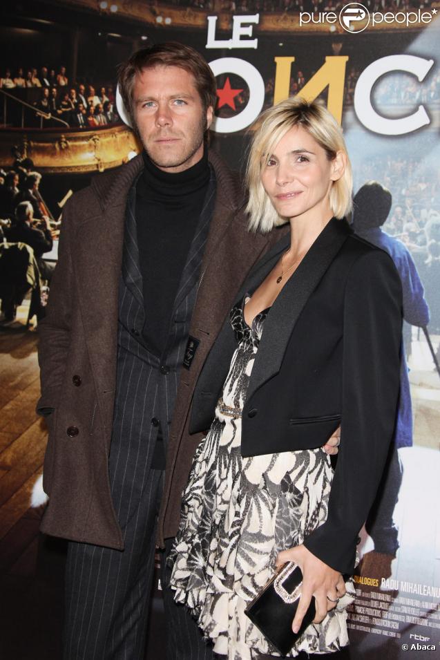 Le prince et la princesse de Savoie lors de la projection en avant-première du film Le Concert. Théâtre du Châtelet, le 23/10/09