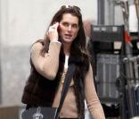 Brooke Shields et ses filles à New York, le 25 octobre 2009