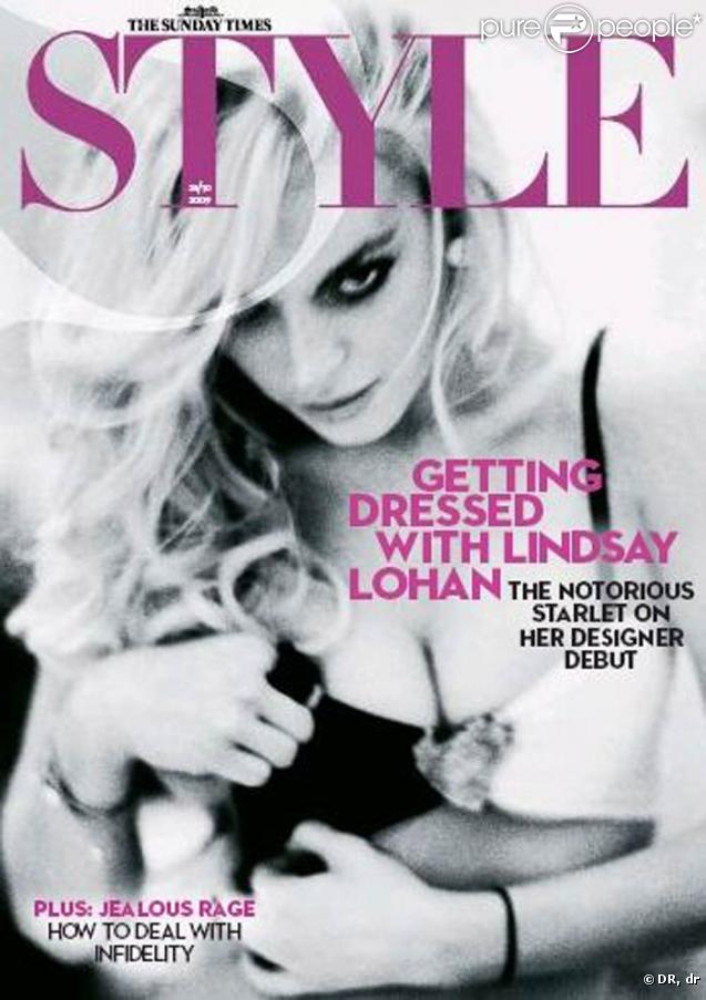 Lindsay Lohan en couverture de Style Magazine