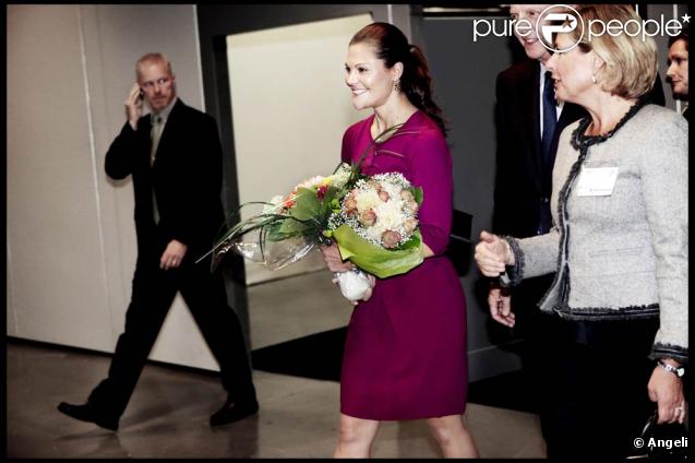 Victoria de Suède remet le prix Bertil Hult, le 26 octobre 2009