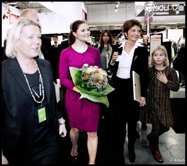 Victoria de Suède remet le prix Bertil Hult, le 26 octobre 2009