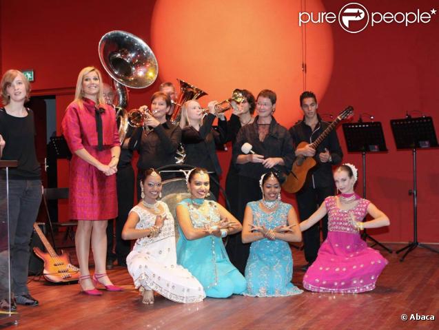 Maxima des Pays-Bas inaugure le centre Culturalis à La Haye, le 27 octobre 2009