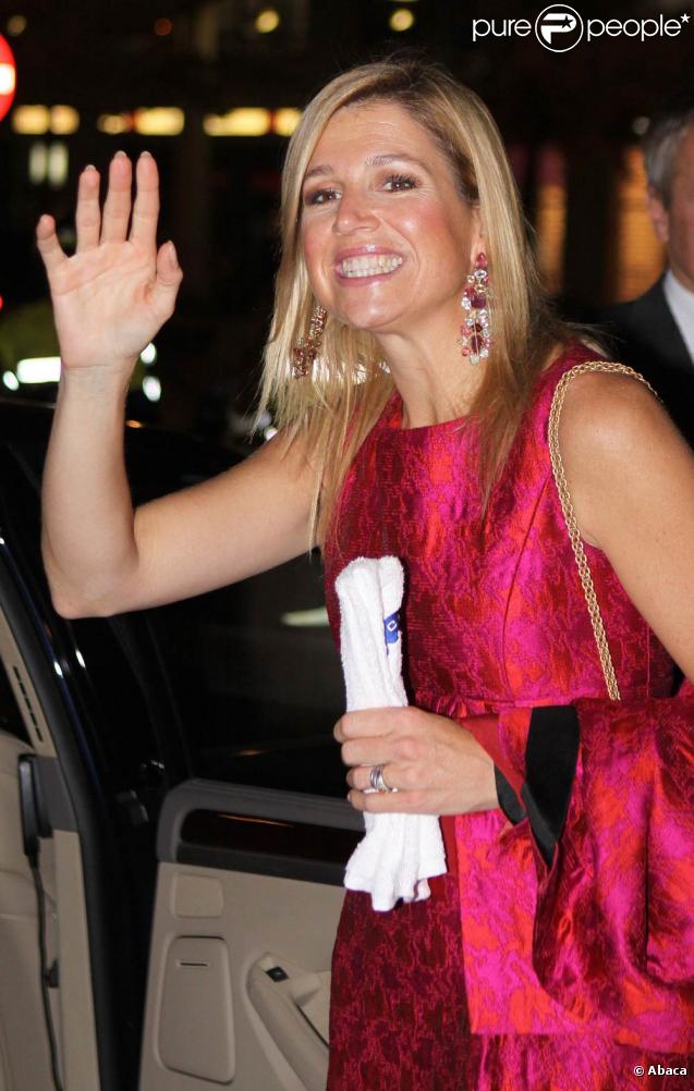 Maxima des Pays-Bas inaugure le centre Culturalis à La Haye, le 27 octobre 2009