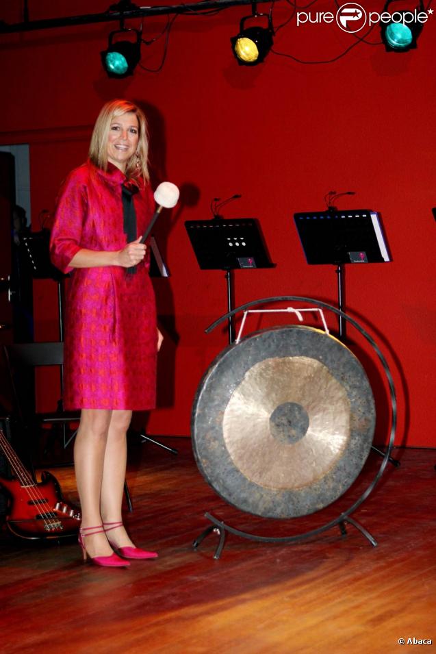Maxima des Pays-Bas inaugure le centre Culturalis à La Haye, le 27 octobre 2009